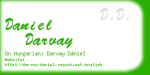 daniel darvay business card