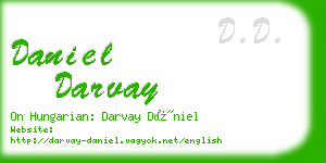 daniel darvay business card